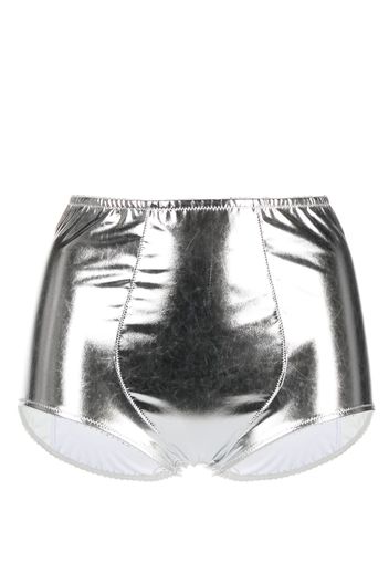 Dolce & Gabbana metallic-effect stretch briefs - Argento