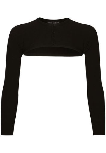 Dolce & Gabbana Cardigan crop - Nero