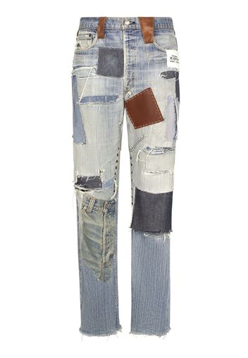 Dolce & Gabbana Jeans con design patchwork - Blu