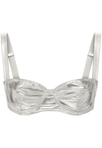 Dolce & Gabbana Reggiseno a balconcino - Argento