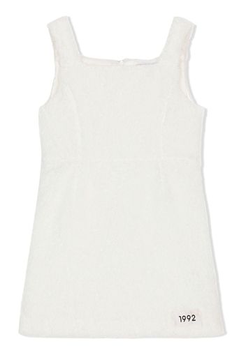 Dolce & Gabbana Kids Abito smanicato - Bianco