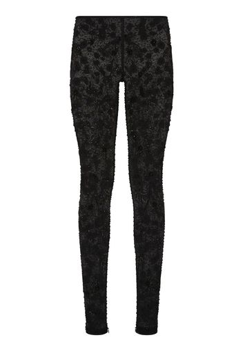 Dolce & Gabbana Leggings con paillettes - Nero