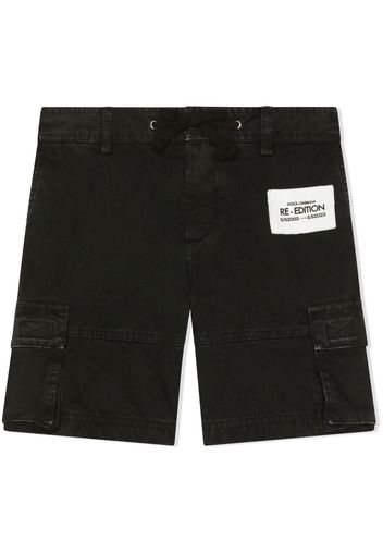 Dolce & Gabbana Kids Bermuda con coulisse - Nero