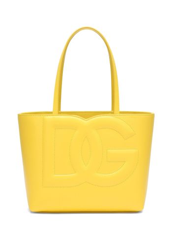 Dolce & Gabbana DG logo leather tote bag - 80205