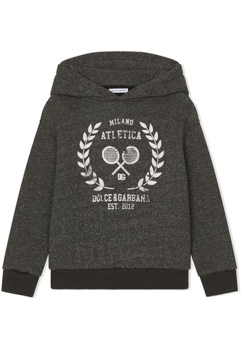 Dolce & Gabbana Kids Felpa con cappuccio - Grigio