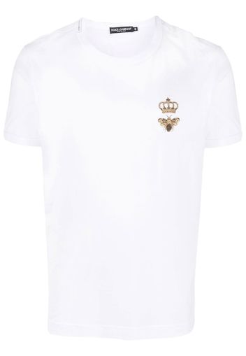 Dolce & Gabbana motif-detail T-shirt - Bianco