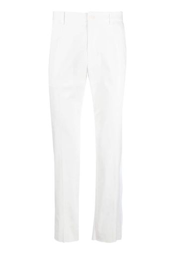 Dolce & Gabbana logo-plaque tailored trousers - Bianco