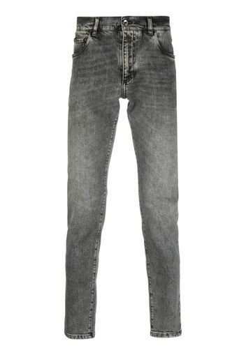 Dolce & Gabbana logo-plaque jeans - Grigio