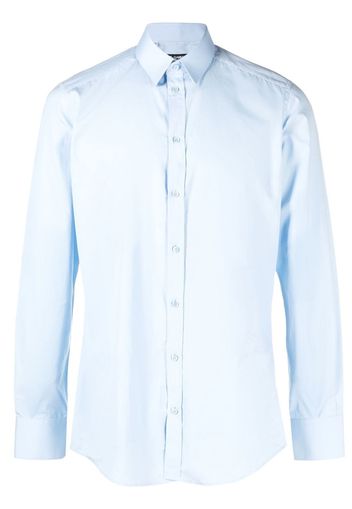 Dolce & Gabbana long-sleeve button-fastening shirt - Blu