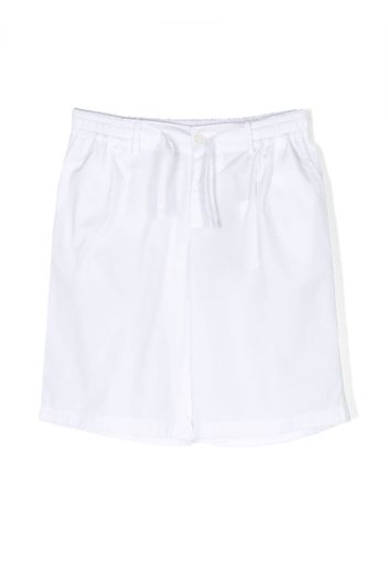 Dolce & Gabbana Kids drawstring-waist cotton shorts - Bianco