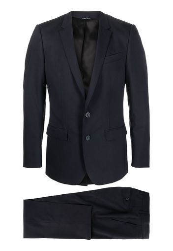 Dolce & Gabbana single-breasted virgin-wool suit - Blu