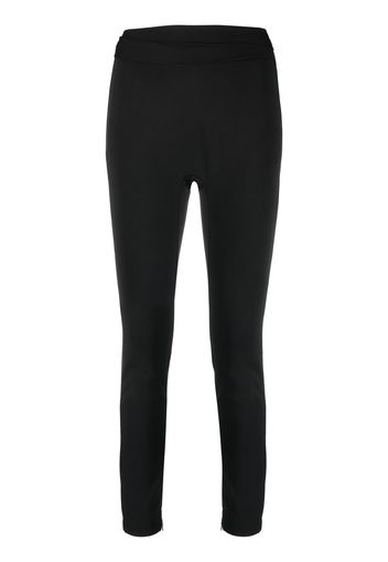 Dolce & Gabbana ankle-zip leggings - Nero