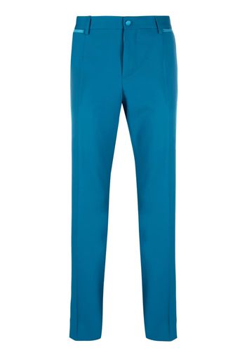 Dolce & Gabbana satin-trim tailored trousers - Blu