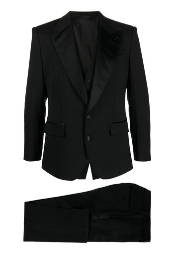 Dolce & Gabbana tuxedo-style three-piece suit - Nero