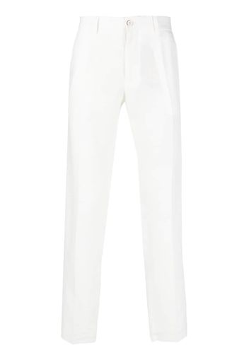 Dolce & Gabbana mid-rise tailored trousers - Bianco