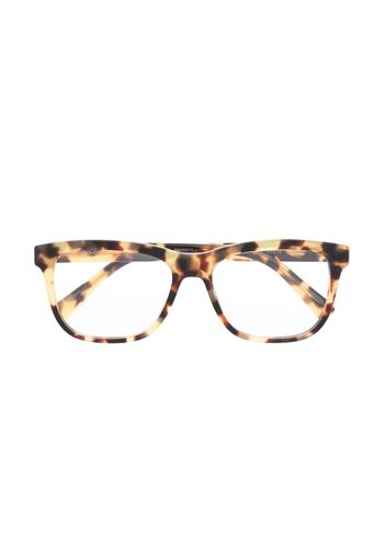 Dolce & Gabbana Kids rectangle-frame glasses - Marrone