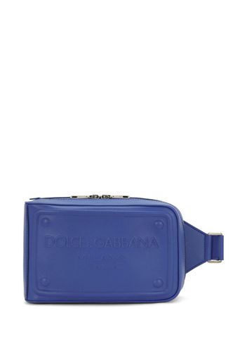 Dolce & Gabbana Marsupio con logo - Blu