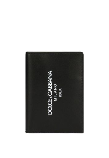 Dolce & Gabbana logo-print bi-fold wallet - Blu