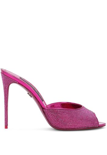 Dolce & Gabbana Mules con strass - Rosa