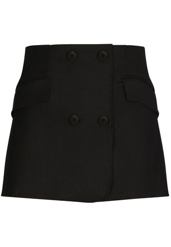 Dolce & Gabbana Minigonna doppiopetto - Nero