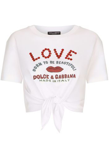 Dolce & Gabbana T-shirt con stampa - Bianco