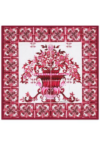 Dolce & Gabbana Foulard Majolica - Rosso