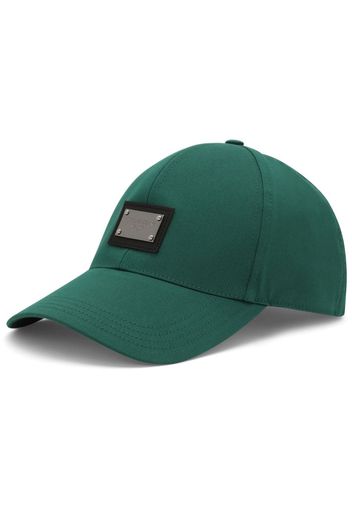 Dolce & Gabbana DG Essentials logo-plaque baseball cap - Verde