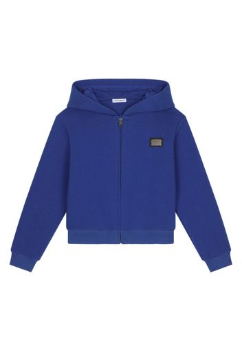 Dolce & Gabbana Kids Felpa con cappuccio - Blu