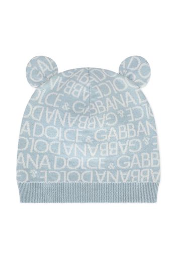Dolce & Gabbana Kids Berretto con orecchie - Blu