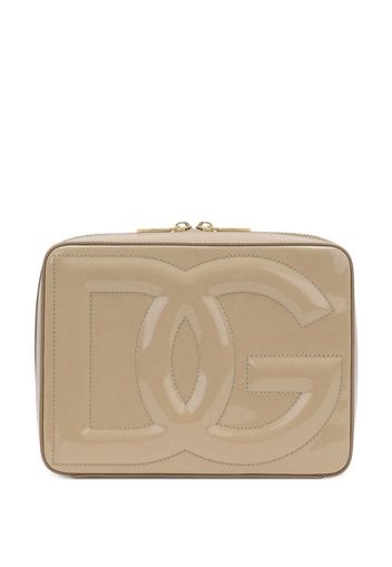 Dolce & Gabbana Borsa a tracolla con logo DG - Toni neutri