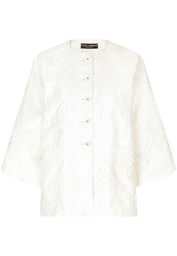 Dolce & Gabbana Giacca con ricamo - Bianco