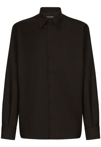 Dolce & Gabbana Camicia con colletto a punta - Nero