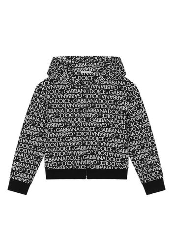 Dolce & Gabbana Kids Felpa con cappuccio - Nero