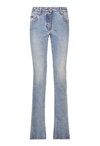 Dolce & Gabbana Jeans svasati a vita bassa - Blu