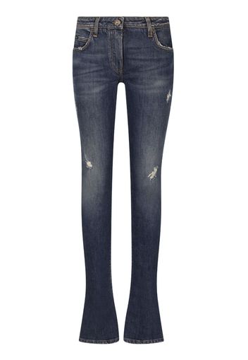 Dolce & Gabbana Jeans slim a vita media - Blu