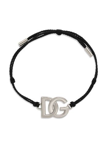 Dolce & Gabbana Bracciale con logo DG - Argento