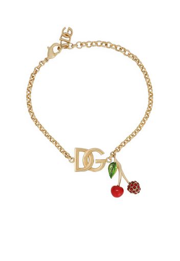 Dolce & Gabbana Bracciale a catena con ciondolo - Oro