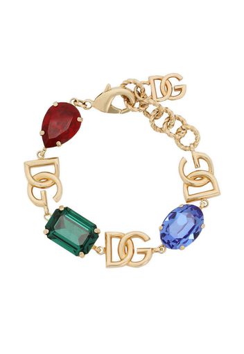 Dolce & Gabbana Bracciale con cristalli - Oro