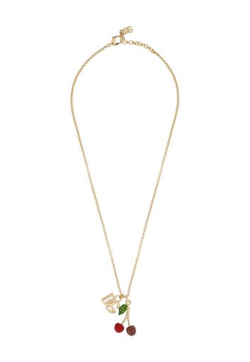 Dolce & Gabbana Collana con pendente logo - Oro