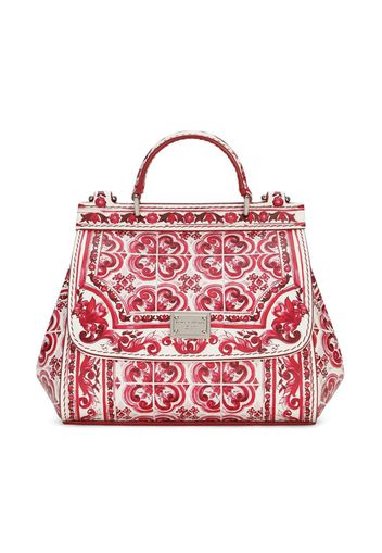 Dolce & Gabbana Kids Sicily mini leather bag - Rosso