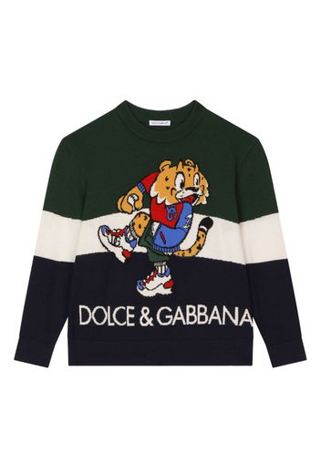 Dolce & Gabbana Kids Maglione - Verde