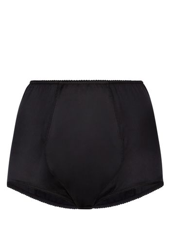 Dolce & Gabbana satin-finish high-waisted briefs - Nero