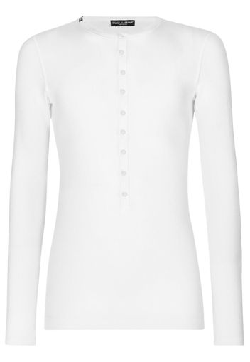 Dolce & Gabbana Top a maniche lunghe - Bianco