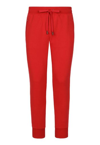 Dolce & Gabbana Pantaloni sportivi con coulisse - Rosso