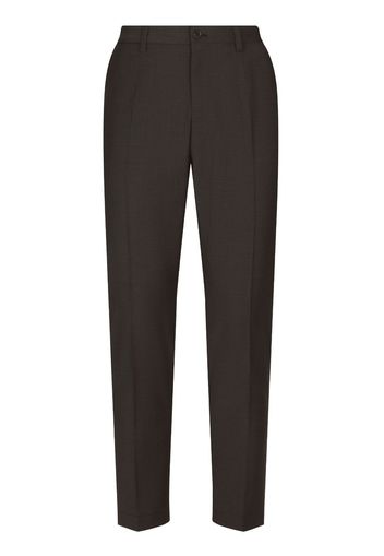 Dolce & Gabbana Pantaloni con ricamo DG Essentials - Grigio