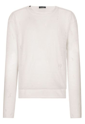 Dolce & Gabbana T-shirt con effetto vissuto - Bianco