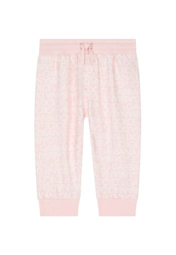 Dolce & Gabbana Kids Leggings con stampa - Rosa