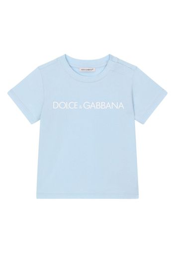 Dolce & Gabbana Kids T-shirt con stampa - Blu