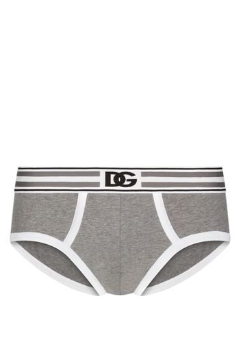 Dolce & Gabbana Slip a righe - Grigio