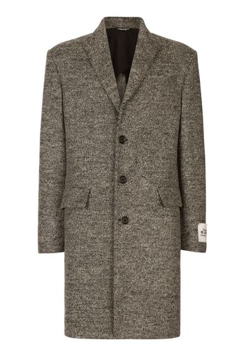 Dolce & Gabbana Cappotto con applicazione Re-Edition 1997 - Grigio